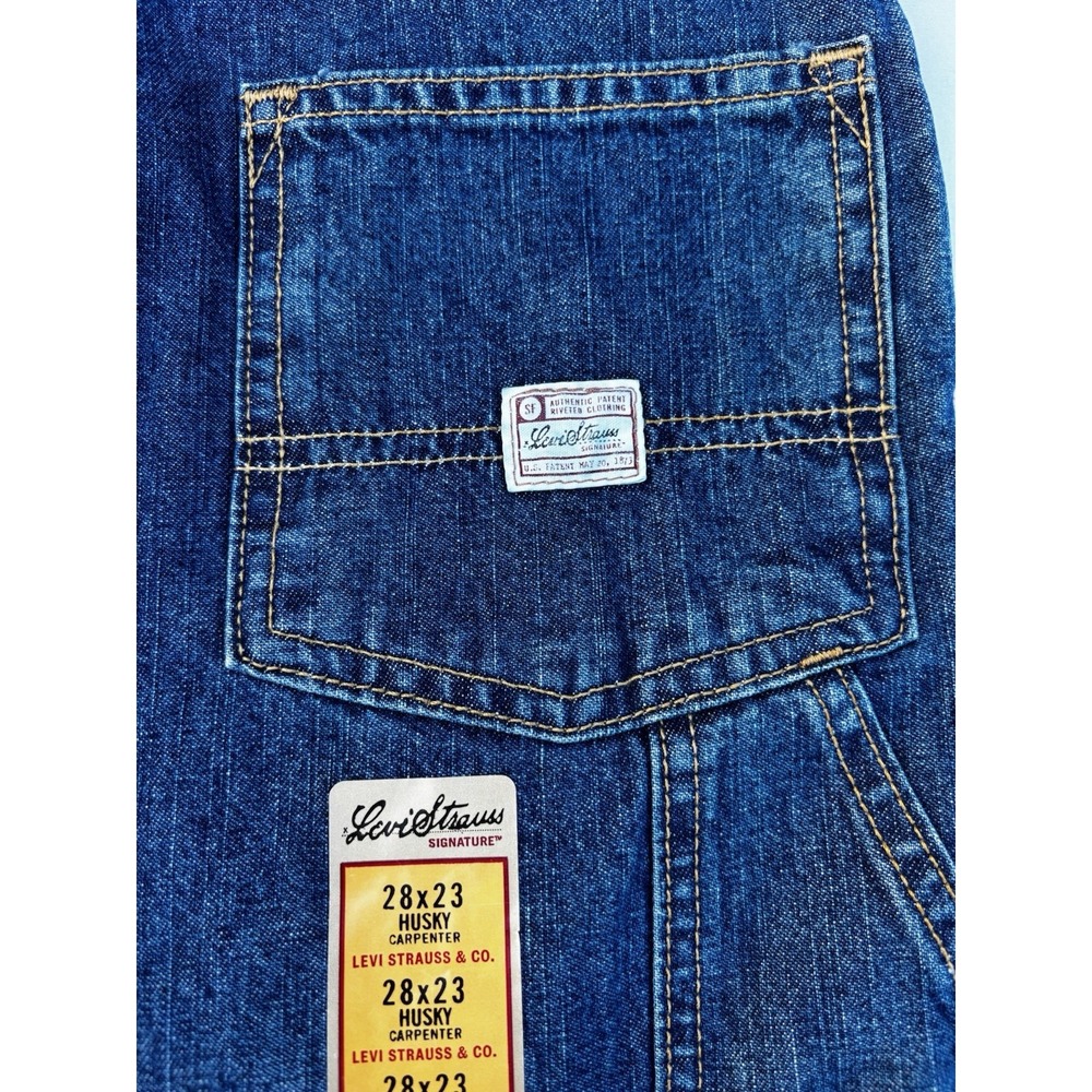 Levi Strauss Carpenter Style Jeans With Tags… Size 28 Waist 23 Length Husky